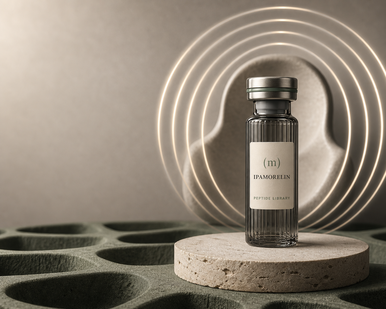Ipamorelin — MINO peptide library vial
