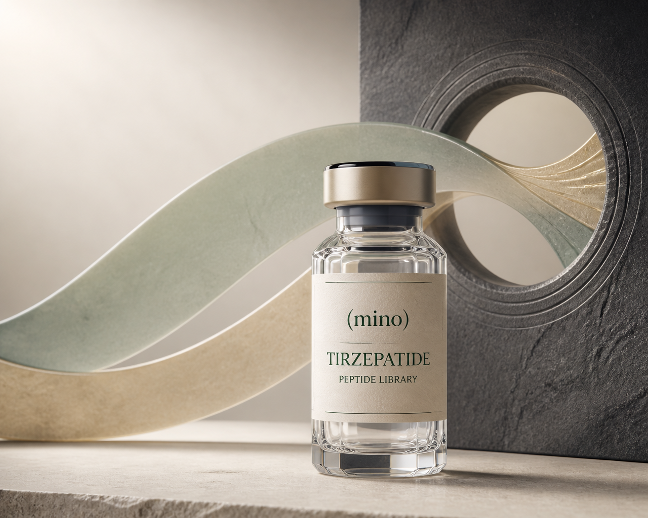 Tirzepatide — MINO peptide library vial
